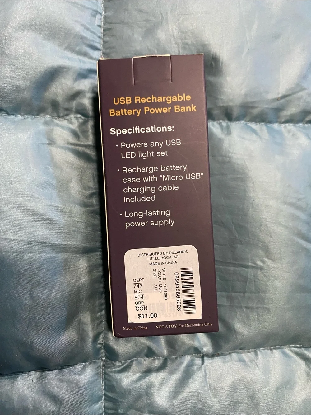 USB Rechargeable Silver Power Bank